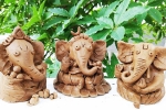 ganesh murti, how to make ganesha with clay step by step, how to make eco friendly ganesh idol from clay at home, Ganesh chaturthi