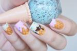 Ice cream nails, Ice cream coating on nails, interesting ice cream nails, Nail polish Ice cream nails, Ice cream coating on nails, interesting ice cream nails, Nail polish