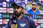 KL Rahul comments, KL Rahul, kl rahul s interesting remark on rohit sharma, Indian cricketers