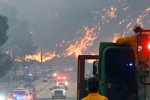 Los Angeles Wildfire new, Los Angeles Wildfire loss, new wildfire erupts near los angeles, Retardant