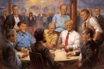 White House, interview, trump mocked over white house painting, Coke