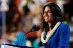 Tusli Gabbard, Donald Trump, tulsi gabbard likely to run for u s presidency in 2020 sources, Democratic national committee