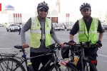 haj in mecca, haj in mecca, two indian men cycling to mecca for haj while fasting for ramadan, Mecca