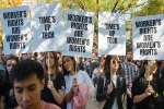 protests by google employees, protests in google, google employees across the world to stage sit in protest against workplace harassment, Labour day