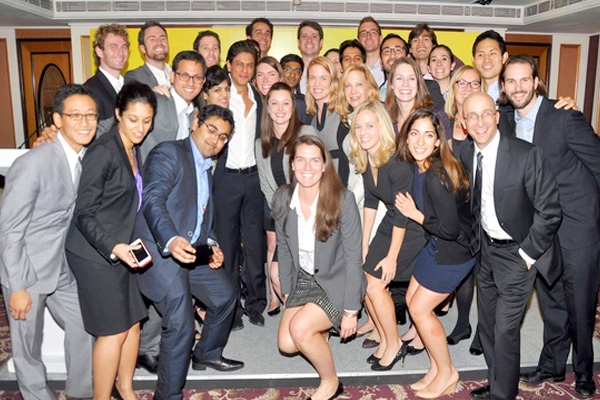 Shahrukh with Stanford students&rsquo; team in Mumbai},{Shahrukh with Stanford students&rsquo; team in Mumbai
