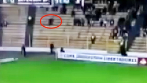 must watch football spectators spooked by stadium ghost