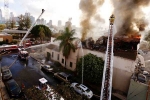 fire at Los Angeles church, LAFD, massive blaze tears through abandoned church at downtown la, Los angeles fire department fire at Los Angeles church, LAFD, massive blaze tears through abandoned church at downtown la, Los angeles fire department