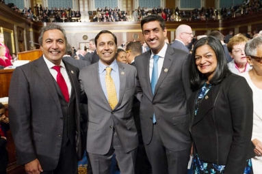 Four Indian American Members of Congress Sworn in
