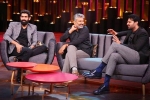 Koffee with Karan, Karan Johar, baahubali trio shares coffee couch on koffee with karan, Director rajamouli Koffee with Karan, Karan Johar, baahubali trio shares coffee couch on koffee with karan, Director rajamouli