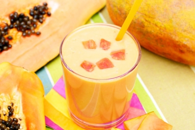 Papaya Smoothie that can Help with Bloating Papaya Smoothie that can Help with Bloating
