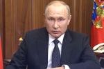 Vladimir Putin tv address, Vladimir Putin, vladimir putin announces partial mobilization of russian citizens, Vladimir putin