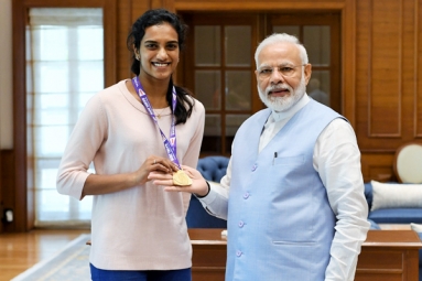 ‘India’s Pride’: Narendra Modi Meets World Champion PV Sindhu