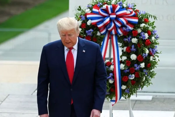 Trump Appears Unsteady During Memorial Day Event Trump Appears Unsteady During Memorial Day Event